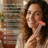 Mini Diva® Glow Wand – Rotlicht, Lichttherapie & EMS Lifting (6-in-1) - Image 7