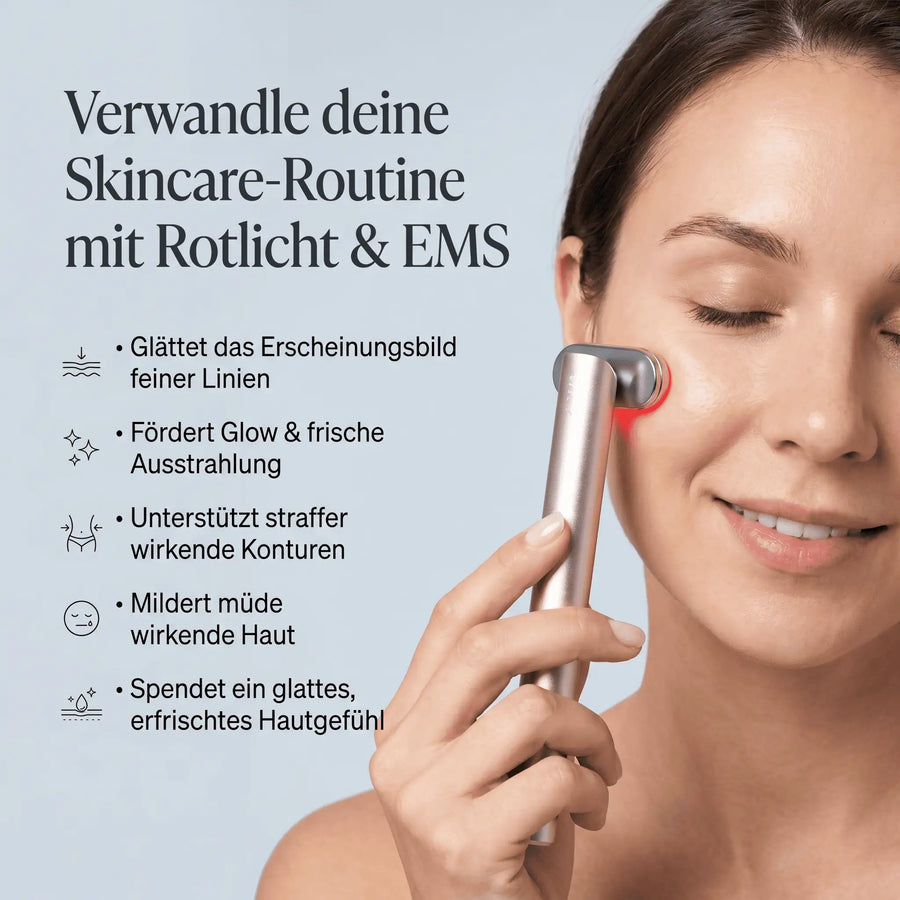 Glow One – Rotlichttherapie für Gesicht & Hals